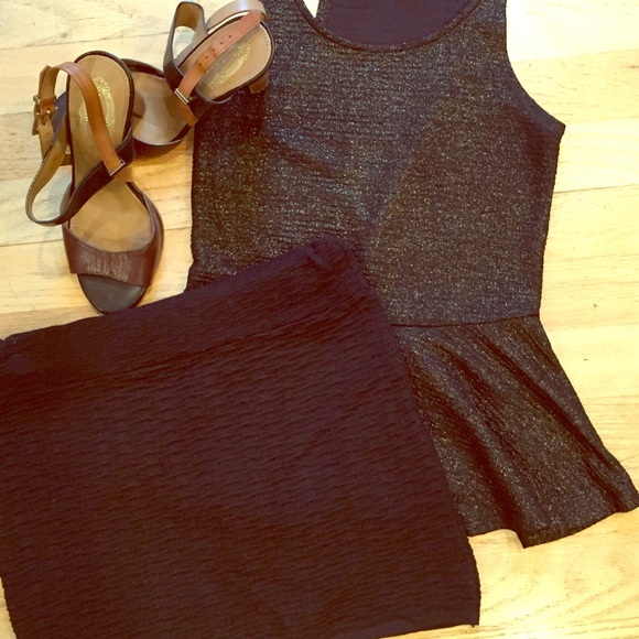 Nordstrom Dresses & Skirts - NWOT 344 Tight ruched high waisted black skirt